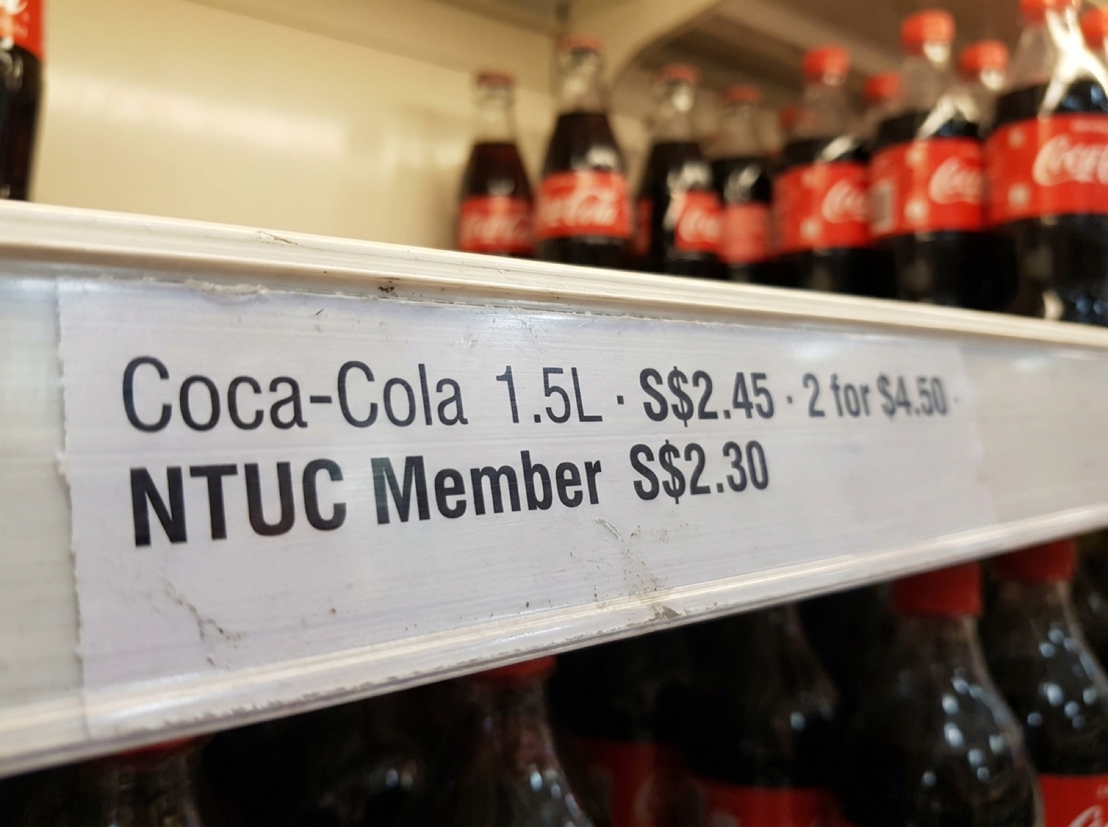 Macro shelf-talker price OCR preview